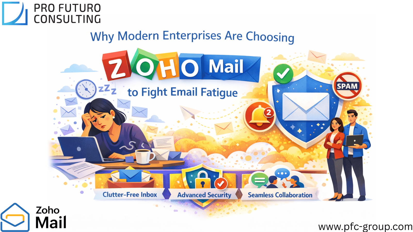 Why Modern Enterprises Are Choosing Zoho Mail to Fight Email Fatigue