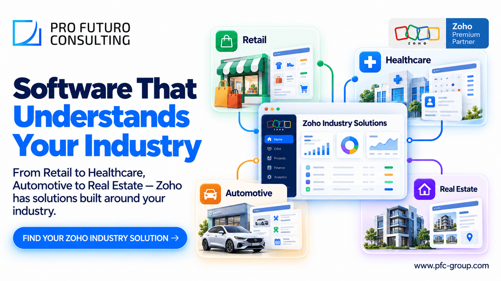 Zoho Industry Solutions: 7 Industry-Specific Business Software Solutions